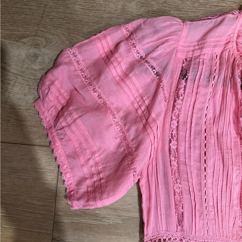 Doen Pink Flutter Sleeve Sundress - Picture 4 of 5